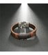 MJ041 - Double leather Men's bracelet